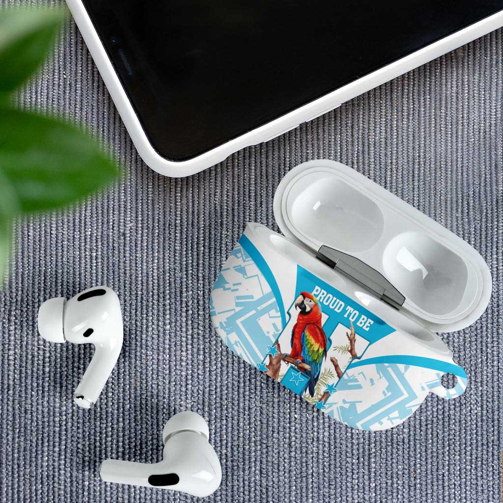 Honduras Independence Day AirPods Case 504 Proud Scarlet Macaw - Wonder Print Shop