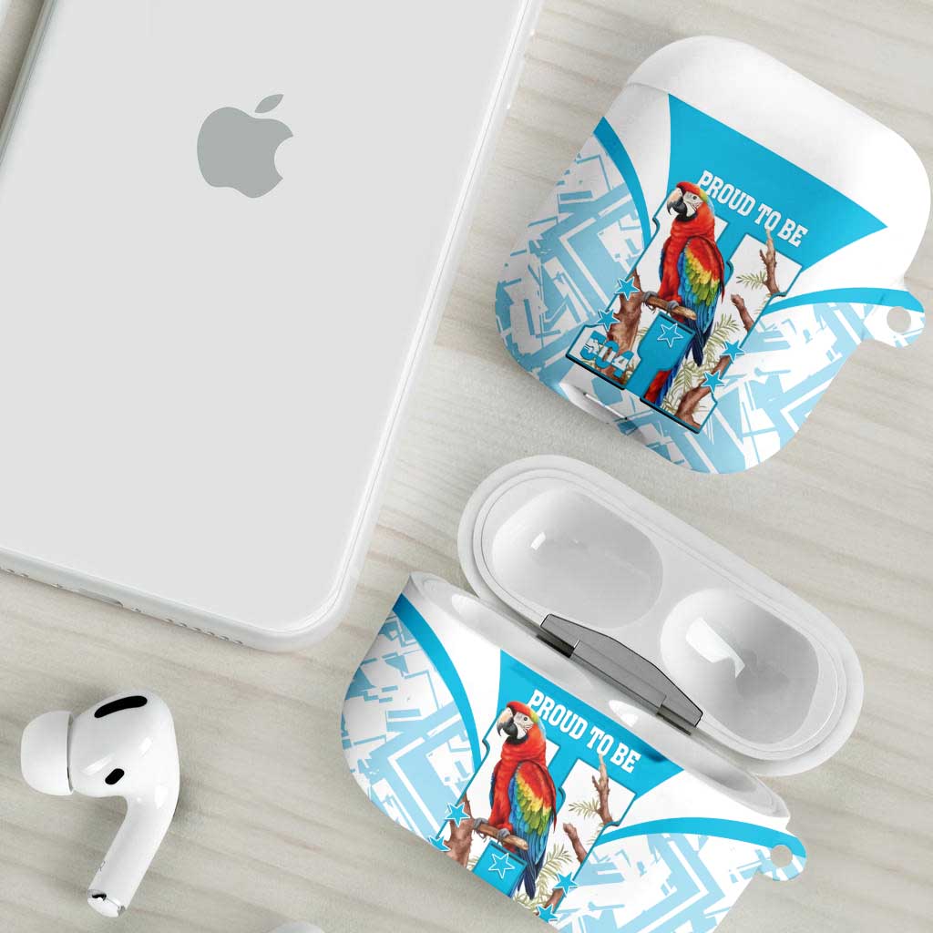 Honduras Independence Day AirPods Case 504 Proud Scarlet Macaw - Wonder Print Shop