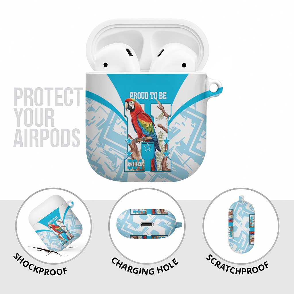 Honduras Independence Day AirPods Case 504 Proud Scarlet Macaw - Wonder Print Shop
