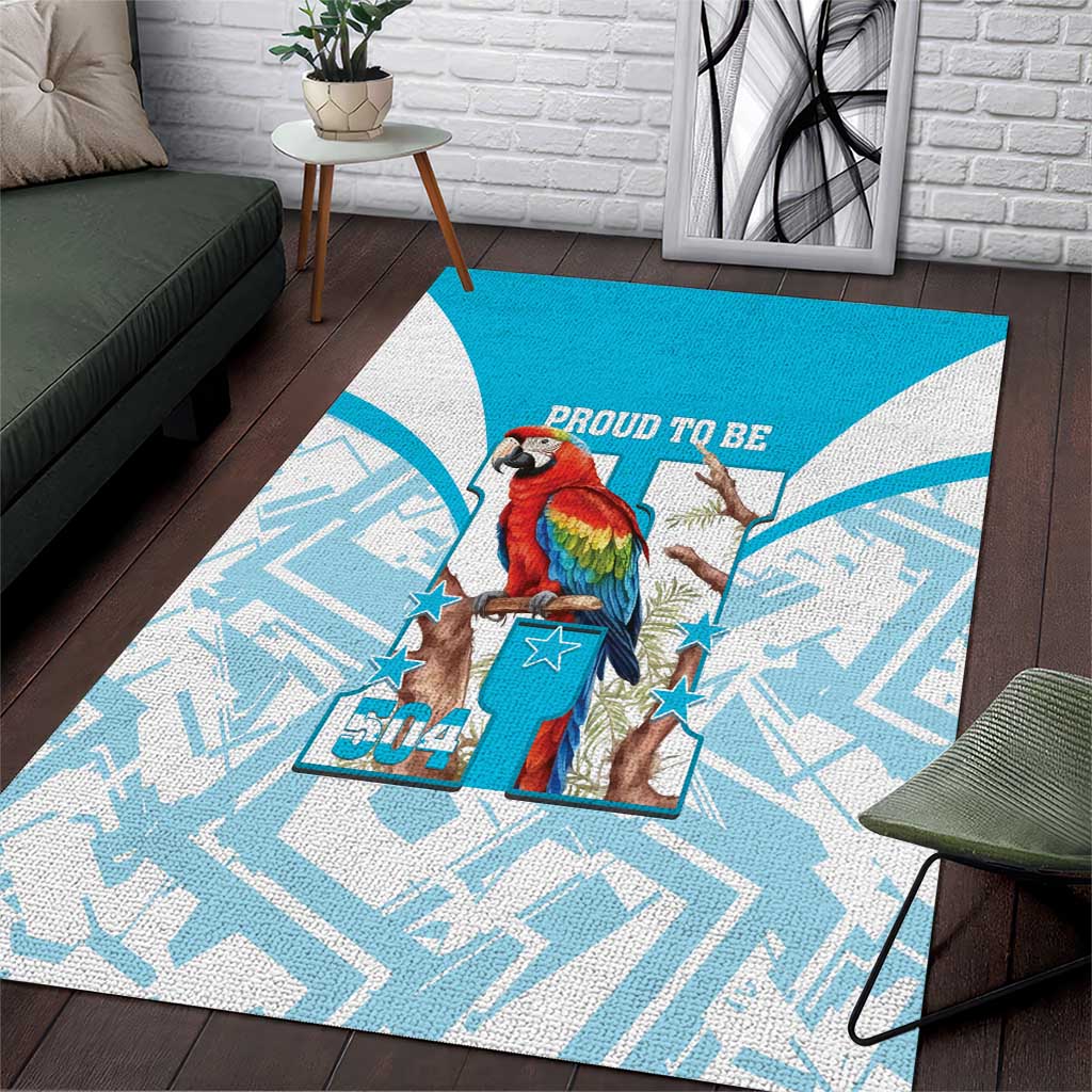 Honduras Independence Day Area Rug 504 Proud Scarlet Macaw - Wonder Print Shop