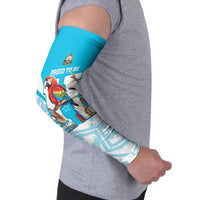 Honduras Independence Day Arm Sleeves 504 Proud Scarlet Macaw - Wonder Print Shop