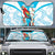 Honduras Independence Day Auto Sun Shade 504 Proud Scarlet Macaw - Wonder Print Shop