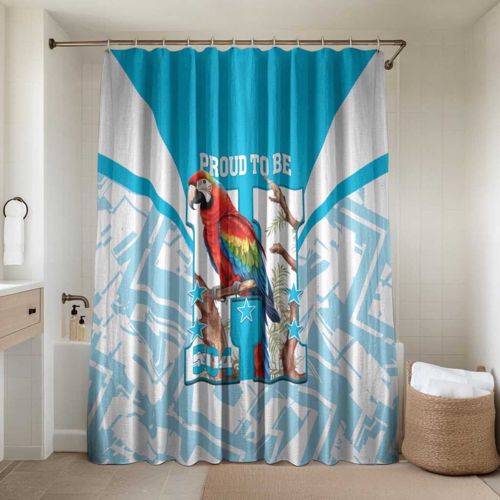 Honduras Independence Day Bathroom Set 504 Proud Scarlet Macaw - Wonder Print Shop