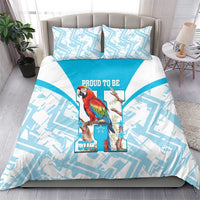 Honduras Independence Day Bedding Set 504 Proud Scarlet Macaw - Wonder Print Shop