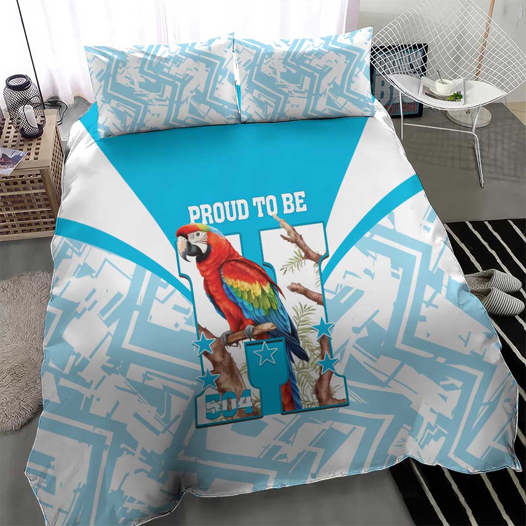 Honduras Independence Day Bedding Set 504 Proud Scarlet Macaw - Wonder Print Shop