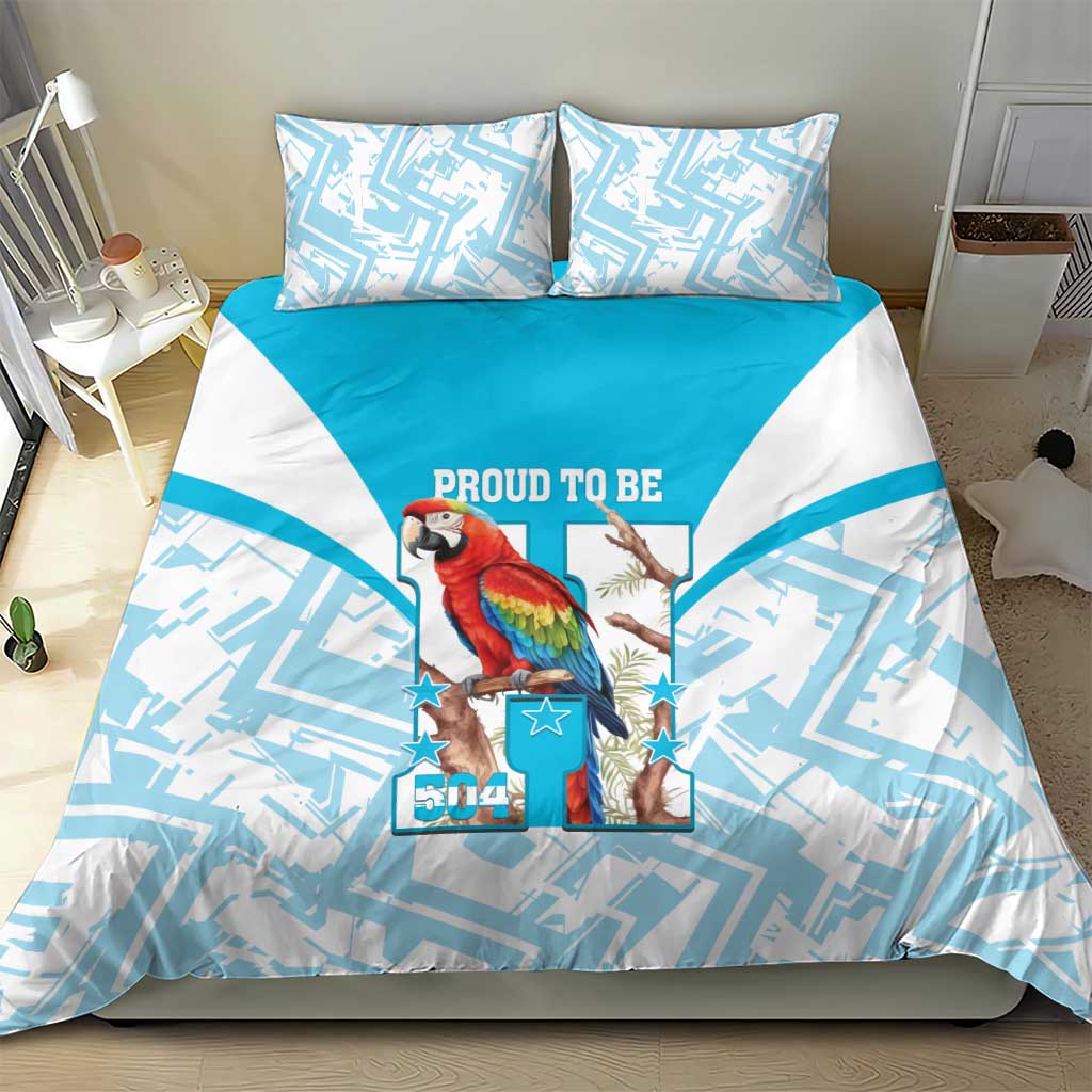 Honduras Independence Day Bedding Set 504 Proud Scarlet Macaw - Wonder Print Shop