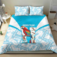 Honduras Independence Day Bedding Set 504 Proud Scarlet Macaw - Wonder Print Shop