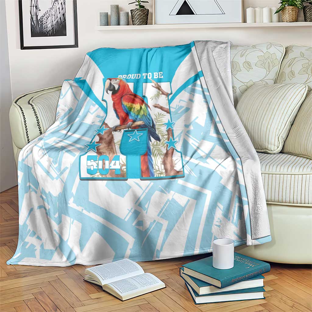 Honduras Independence Day Blanket 504 Proud Scarlet Macaw - Wonder Print Shop