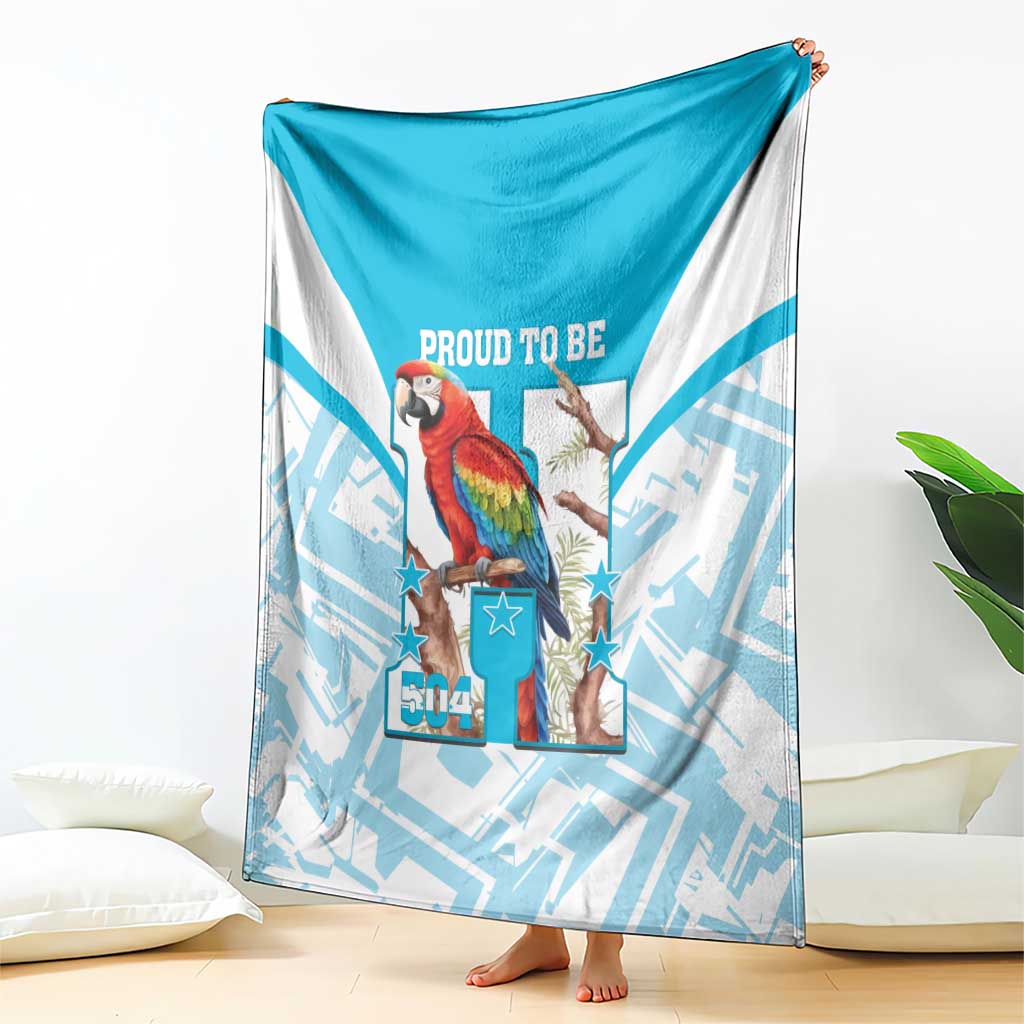 Honduras Independence Day Blanket 504 Proud Scarlet Macaw - Wonder Print Shop
