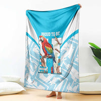 Honduras Independence Day Blanket 504 Proud Scarlet Macaw - Wonder Print Shop