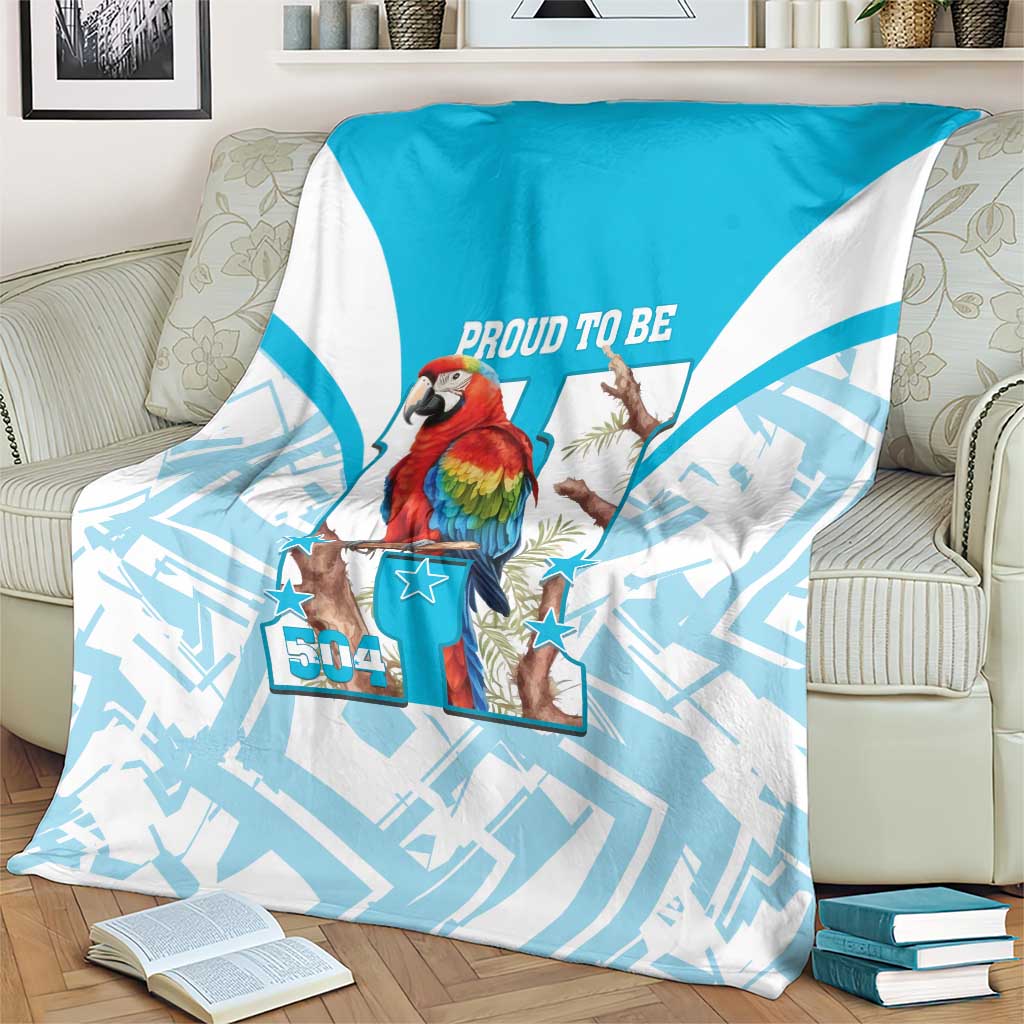 Honduras Independence Day Blanket 504 Proud Scarlet Macaw - Wonder Print Shop