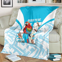Honduras Independence Day Blanket 504 Proud Scarlet Macaw - Wonder Print Shop
