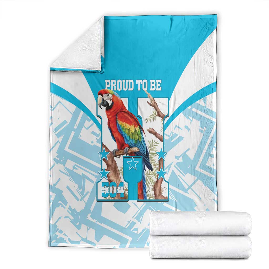 Honduras Independence Day Blanket 504 Proud Scarlet Macaw - Wonder Print Shop