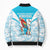 Honduras Independence Day Bomber Puffer Jacket 504 Proud Scarlet Macaw - Wonder Print Shop