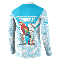 Honduras Independence Day Button Sweatshirt 504 Proud Scarlet Macaw - Wonder Print Shop