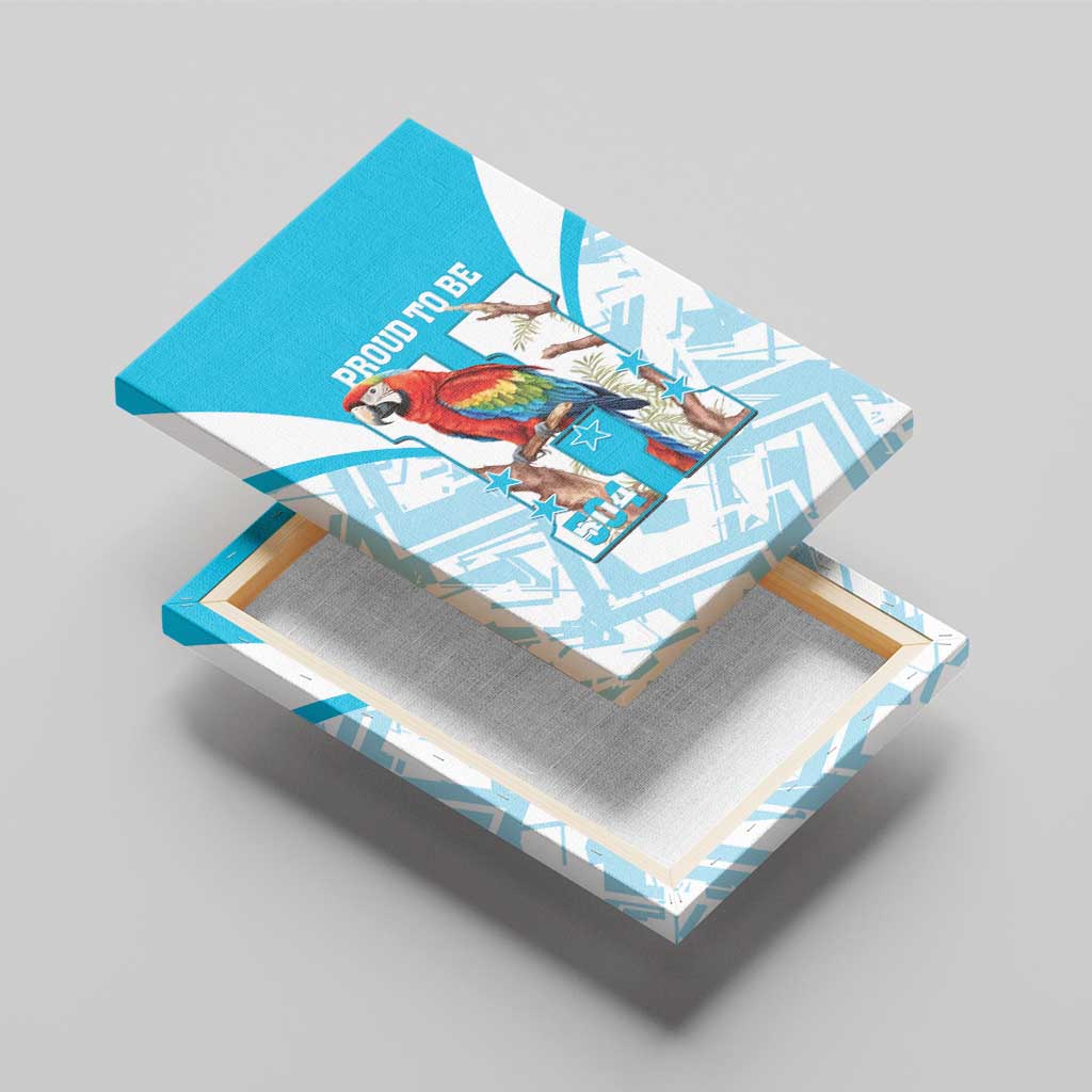 Honduras Independence Day Canvas Wall Art 504 Proud Scarlet Macaw - Wonder Print Shop