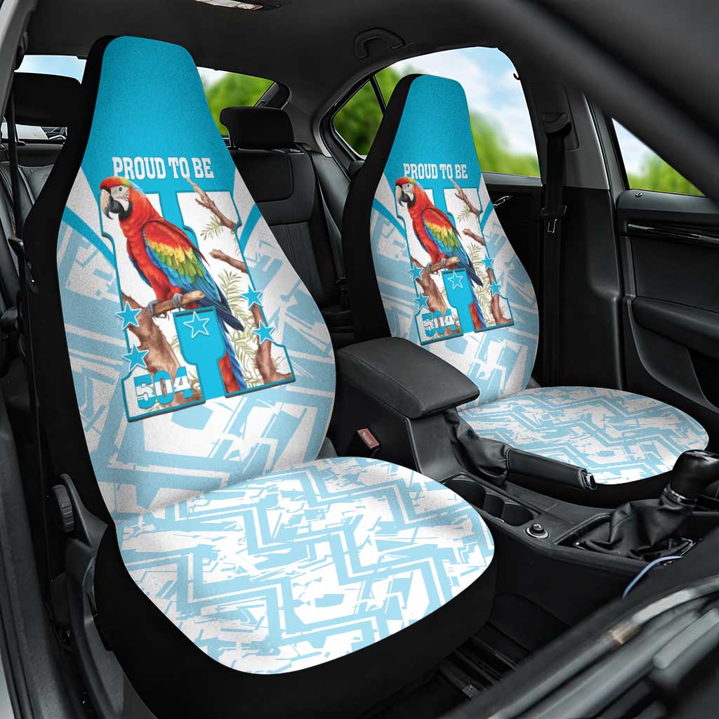 Honduras Independence Day Car Seat Cover 504 Proud Scarlet Macaw - Wonder Print Shop