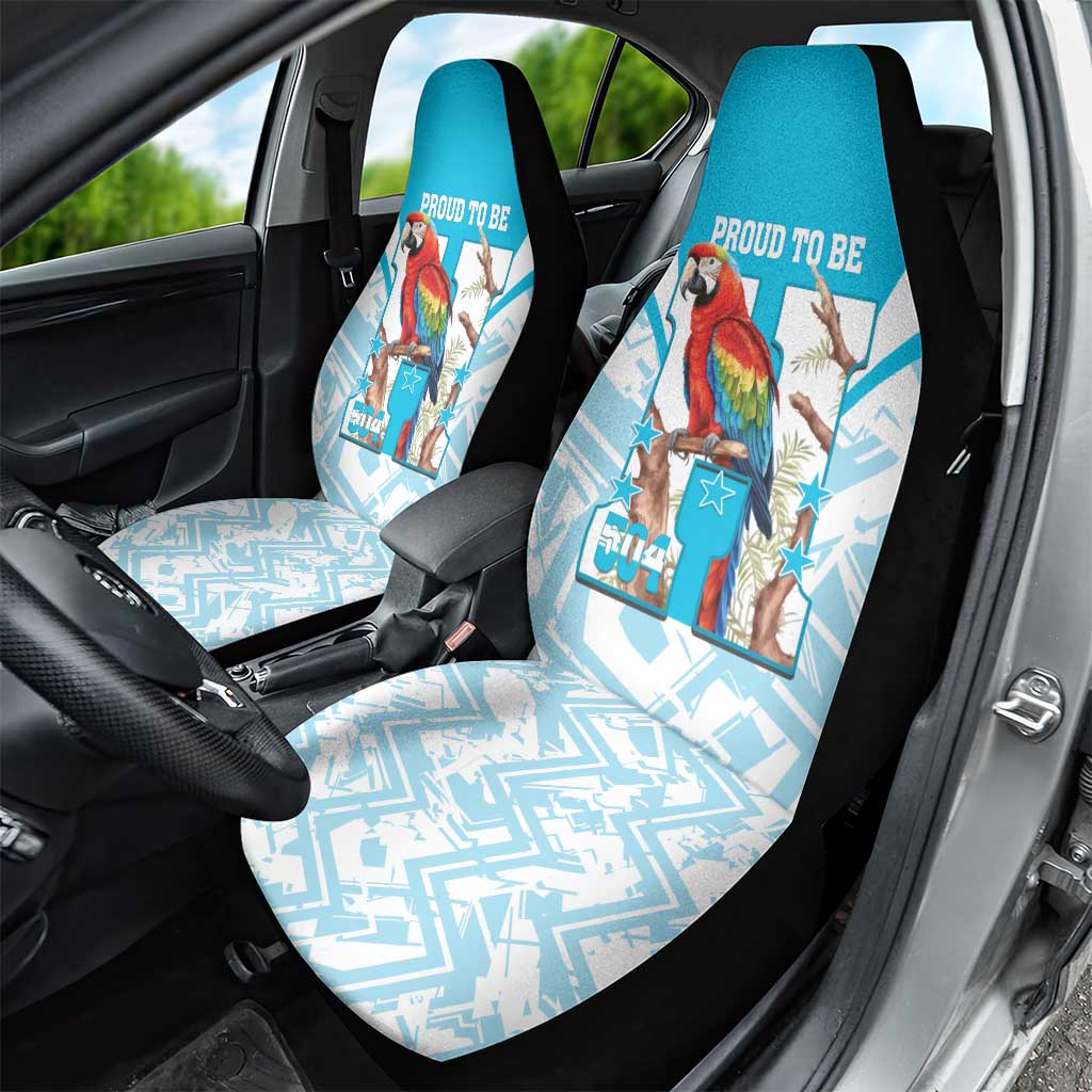 Honduras Independence Day Car Seat Cover 504 Proud Scarlet Macaw - Wonder Print Shop