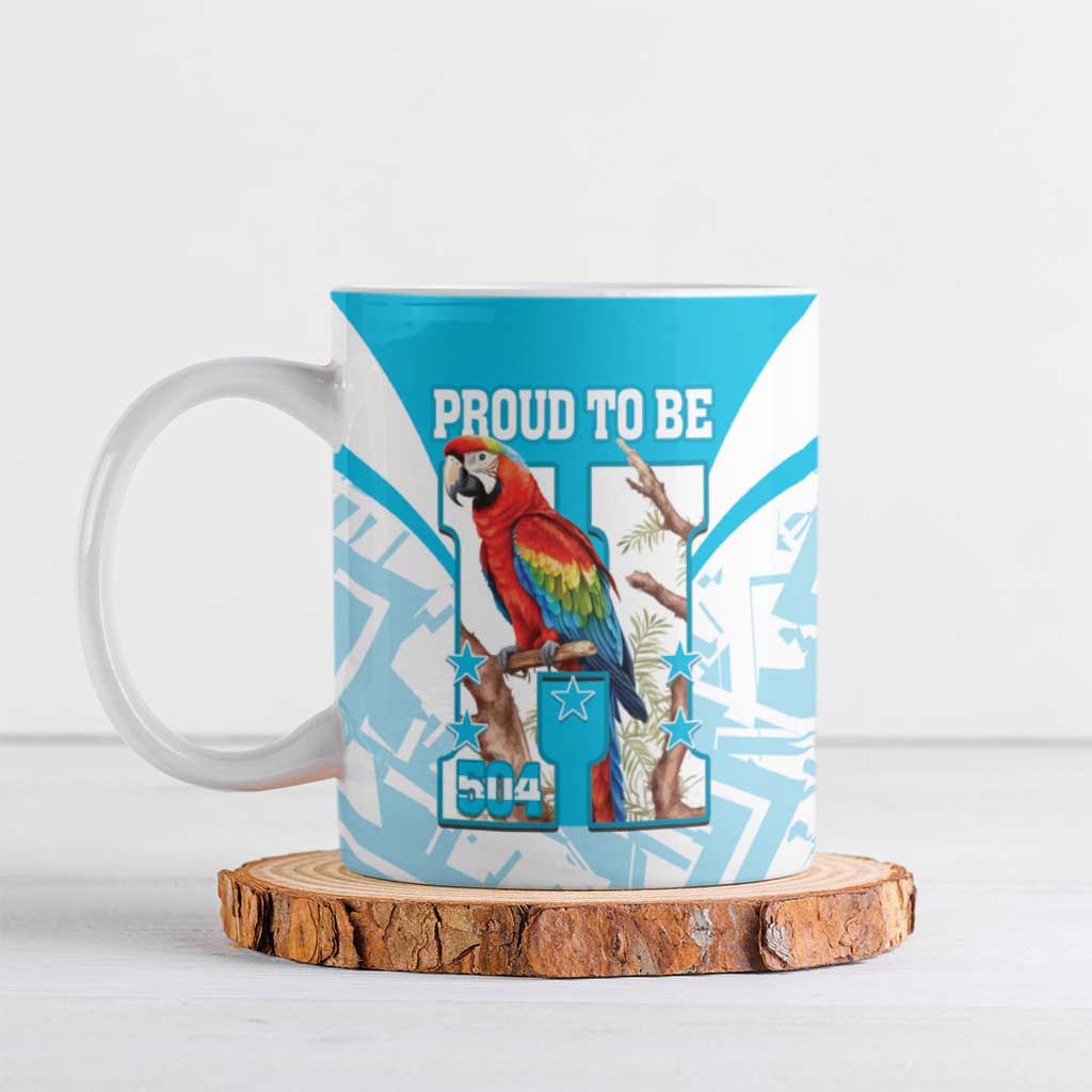 Honduras Independence Day Ceramic Mug 504 Proud Scarlet Macaw - Wonder Print Shop