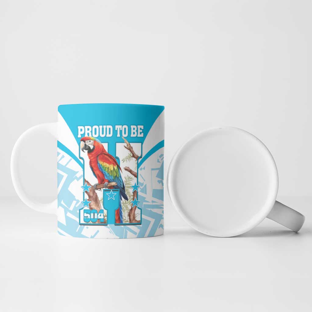 Honduras Independence Day Ceramic Mug 504 Proud Scarlet Macaw - Wonder Print Shop
