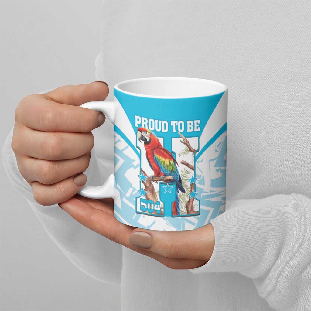 Honduras Independence Day Ceramic Mug 504 Proud Scarlet Macaw - Wonder Print Shop