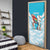 Honduras Independence Day Door Cover 504 Proud Scarlet Macaw - Wonder Print Shop