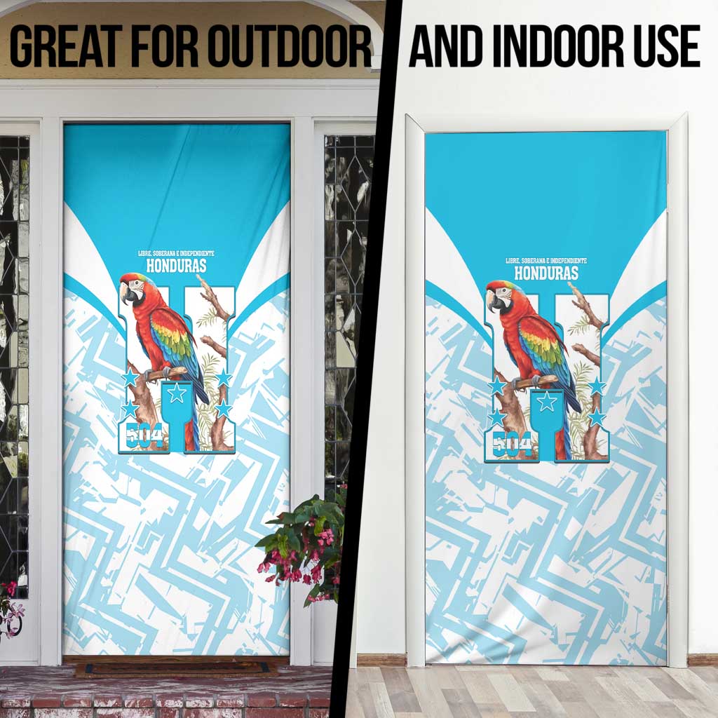 Honduras Independence Day Door Cover 504 Proud Scarlet Macaw - Wonder Print Shop