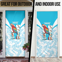 Honduras Independence Day Door Cover 504 Proud Scarlet Macaw - Wonder Print Shop