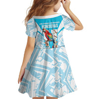 Honduras Independence Day Family Matching Long Sleeve Bodycon Dress and Hawaiian Shirt 504 Proud Scarlet Macaw - Wonder Print Shop