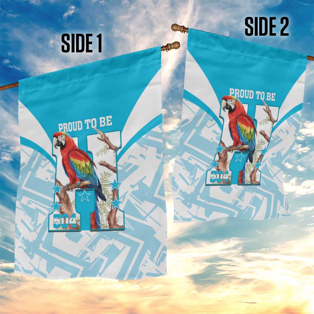 Honduras Independence Day Garden Flag 504 Proud Scarlet Macaw - Wonder Print Shop