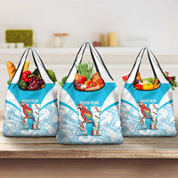 Honduras Independence Day Grocery Bag 504 Proud Scarlet Macaw - Wonder Print Shop