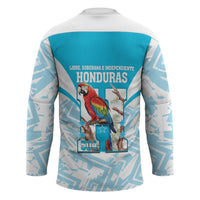 Honduras Independence Day Hockey Jersey 504 Proud Scarlet Macaw - Wonder Print Shop