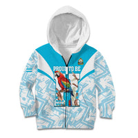 Honduras Independence Day Kid Hoodie 504 Proud Scarlet Macaw - Wonder Print Shop