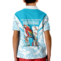 Honduras Independence Day Kid Polo Shirt 504 Proud Scarlet Macaw - Wonder Print Shop