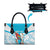 Honduras Independence Day Leather Bag 504 Proud Scarlet Macaw - Wonder Print Shop