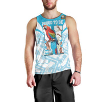 Honduras Independence Day Men Tank Top 504 Proud Scarlet Macaw - Wonder Print Shop
