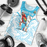 Honduras Independence Day Men Tank Top 504 Proud Scarlet Macaw - Wonder Print Shop