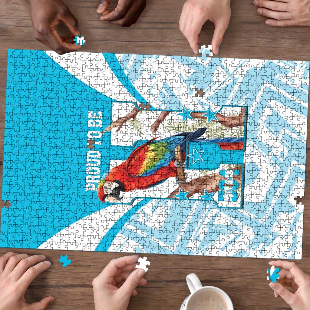 Honduras Independence Day Puzzle 504 Proud Scarlet Macaw - Wonder Print Shop