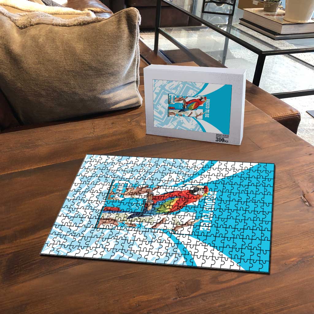 Honduras Independence Day Puzzle 504 Proud Scarlet Macaw - Wonder Print Shop