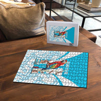 Honduras Independence Day Puzzle 504 Proud Scarlet Macaw - Wonder Print Shop