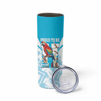 Honduras Independence Day Skinny Tumbler 504 Proud Scarlet Macaw - Wonder Print Shop