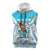 Honduras Independence Day Sleeveless Hoodie 504 Proud Scarlet Macaw - Wonder Print Shop