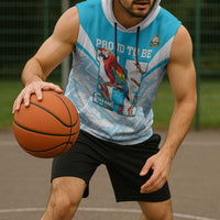 Honduras Independence Day Sleeveless Hoodie 504 Proud Scarlet Macaw - Wonder Print Shop