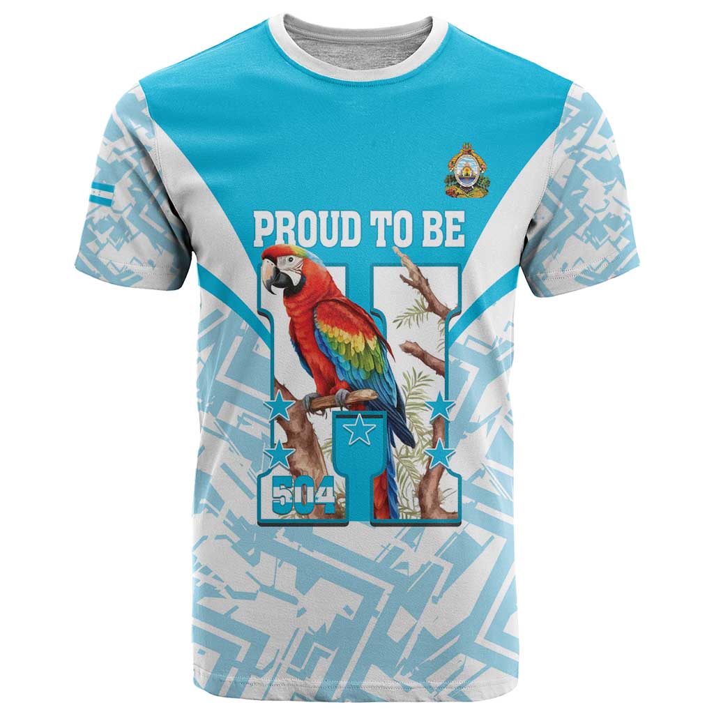 Honduras Independence Day T Shirt 504 Proud Scarlet Macaw - Wonder Print Shop
