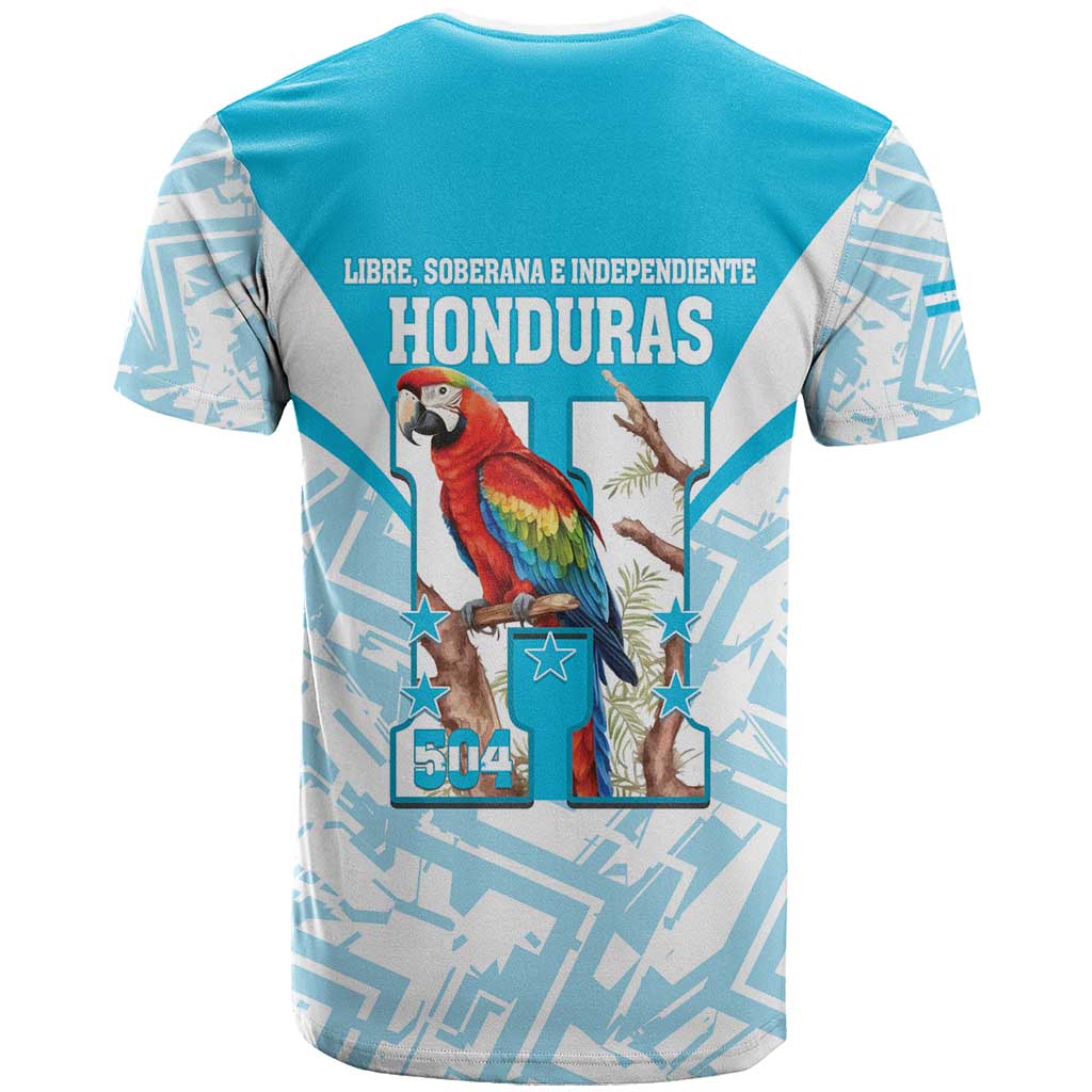 Honduras Independence Day T Shirt 504 Proud Scarlet Macaw - Wonder Print Shop