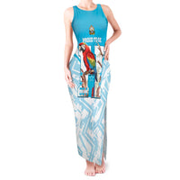 Honduras Independence Day Tank Maxi Dress 504 Proud Scarlet Macaw - Wonder Print Shop