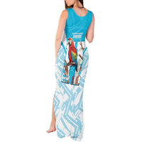 Honduras Independence Day Tank Maxi Dress 504 Proud Scarlet Macaw - Wonder Print Shop