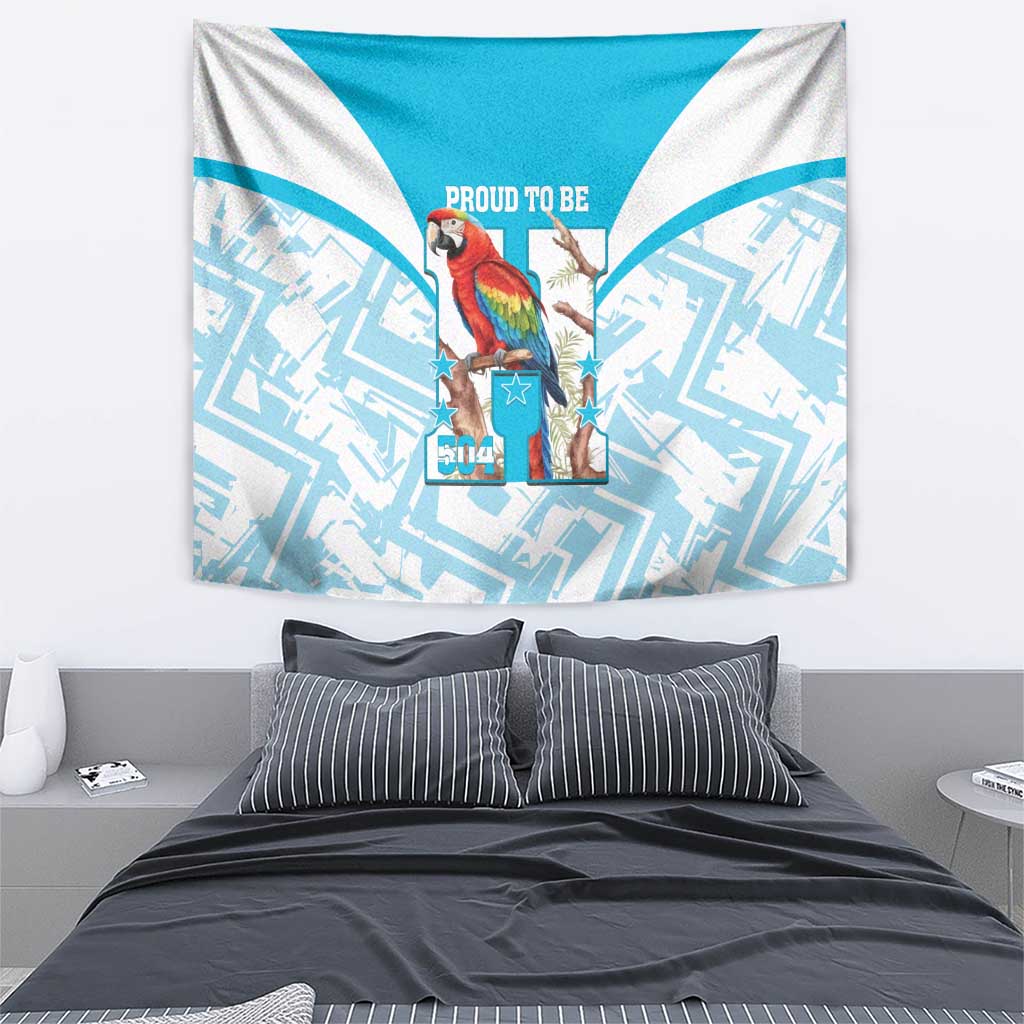 Honduras Independence Day Tapestry 504 Proud Scarlet Macaw - Wonder Print Shop