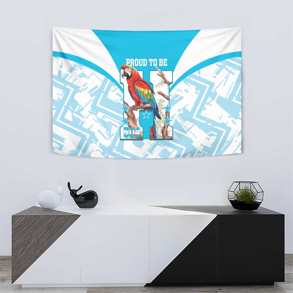 Honduras Independence Day Tapestry 504 Proud Scarlet Macaw - Wonder Print Shop