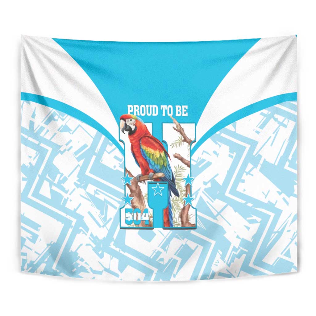 Honduras Independence Day Tapestry 504 Proud Scarlet Macaw - Wonder Print Shop